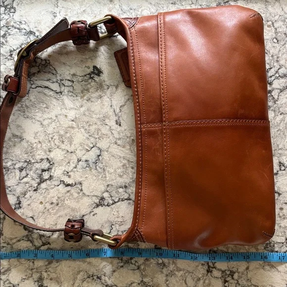 Coach Tan Leather Bleecker Shoulder Bag - Picture 8 of 11